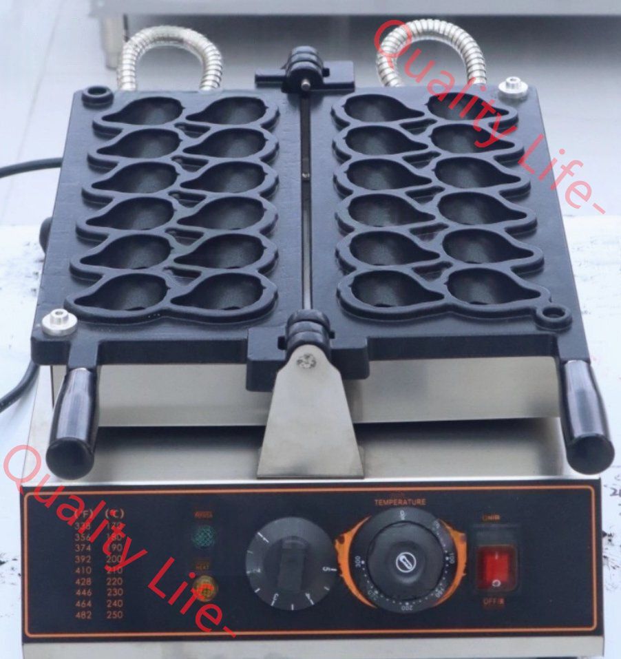 小鳥のベビーカステラ 小鳥焼き機 ベビーカステラ焼器 12穴 単相 1 0０V|業務用|飲食店|店舗用品