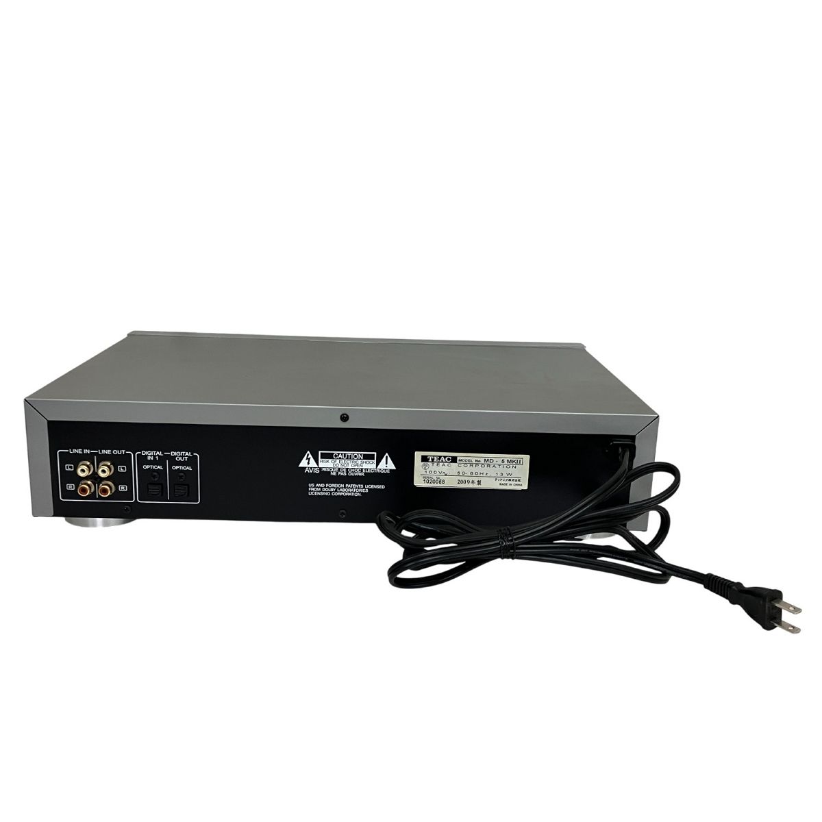 MDプレイヤー 音響機材