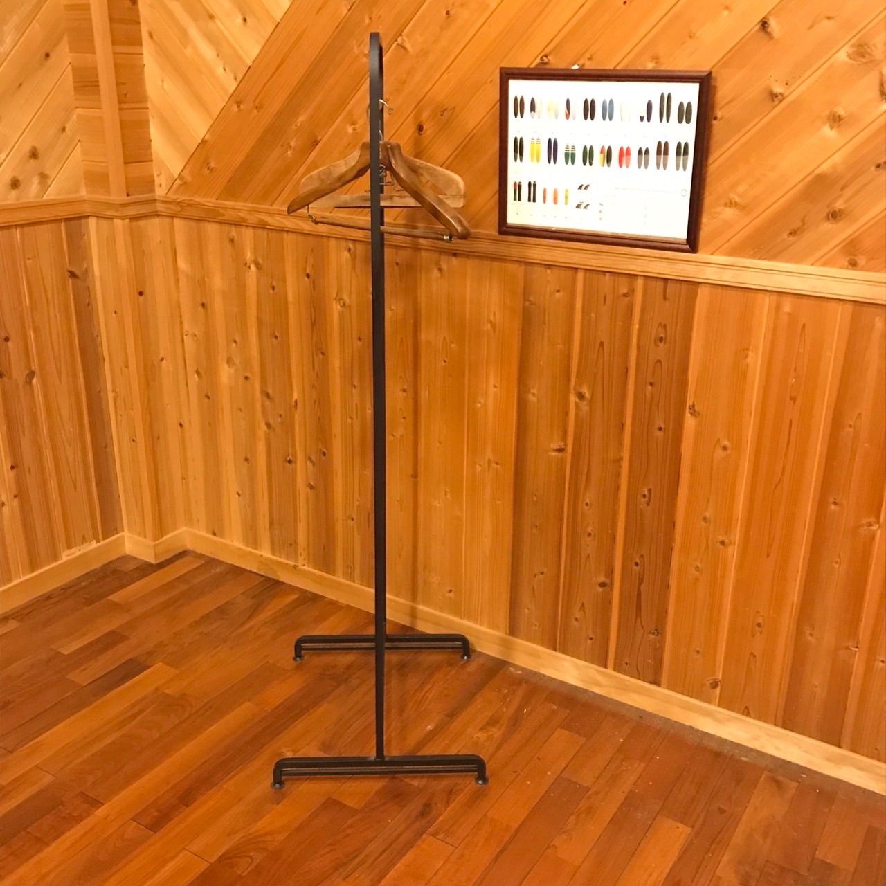 アイアン職人】 大正ロマンハンガー 全て手曲げ アイアン 角無垢 12