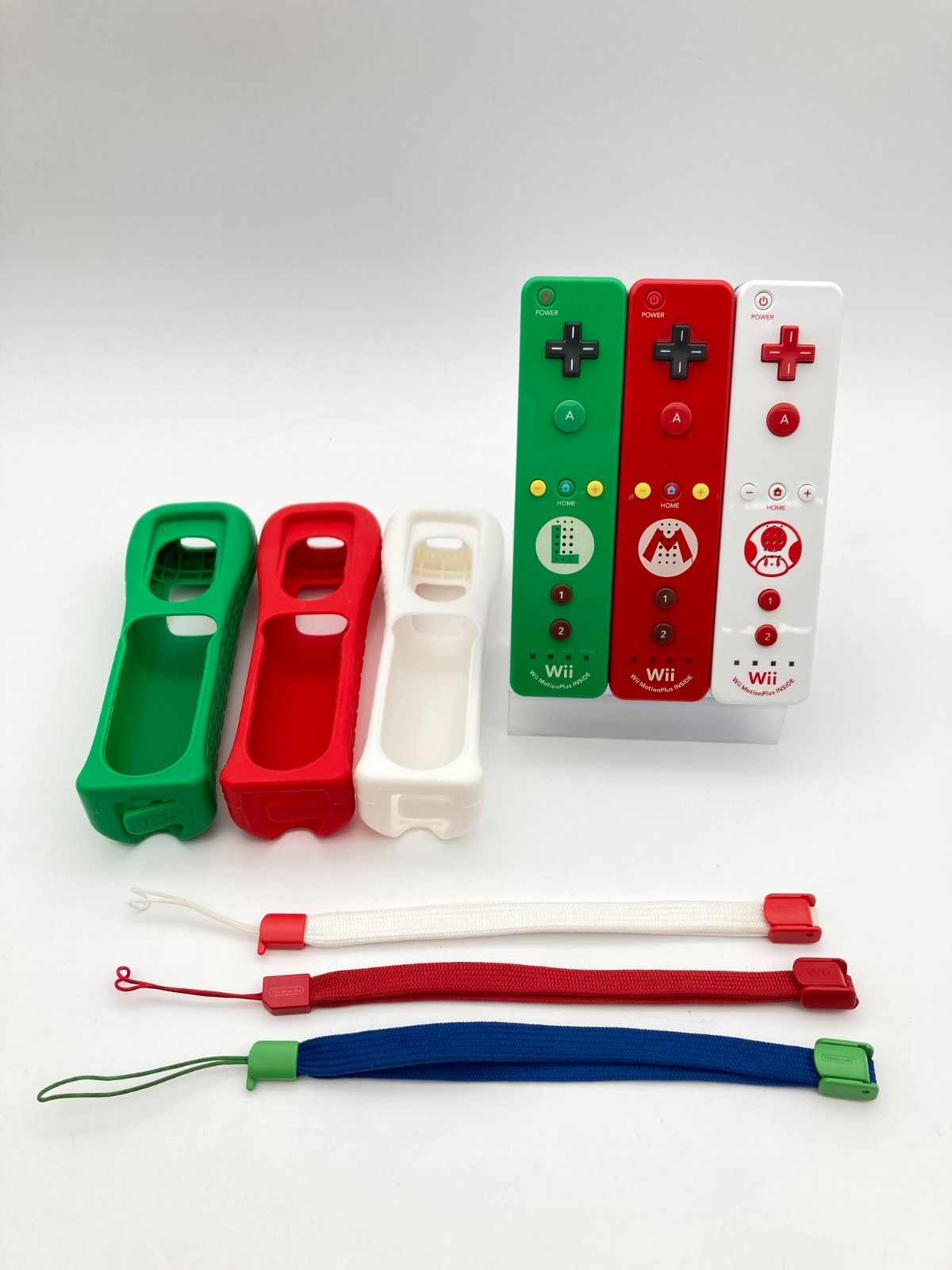 ニンテンドー Wii リモコン モーションプラス マリオ|ルイージ|キノピオ 3本セット 動作 済み 0909-420