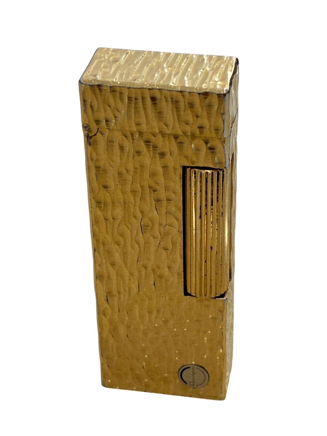 火花確認済 Dunhill ダンヒル ガスライター ゴールド ♯1073012350