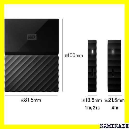 ☆大人気_Z033 WD HDD ポータブル ハードディスク 2TB US ort