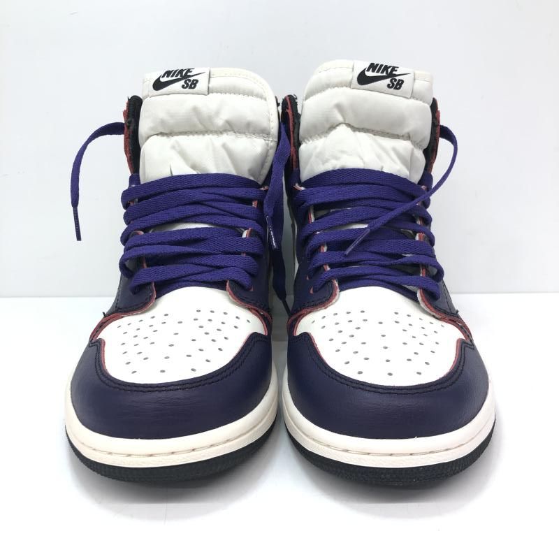 中古】NIKE SB AIR JORDAN 1 RETRO HIGH DEFIANT La To Chicago 28