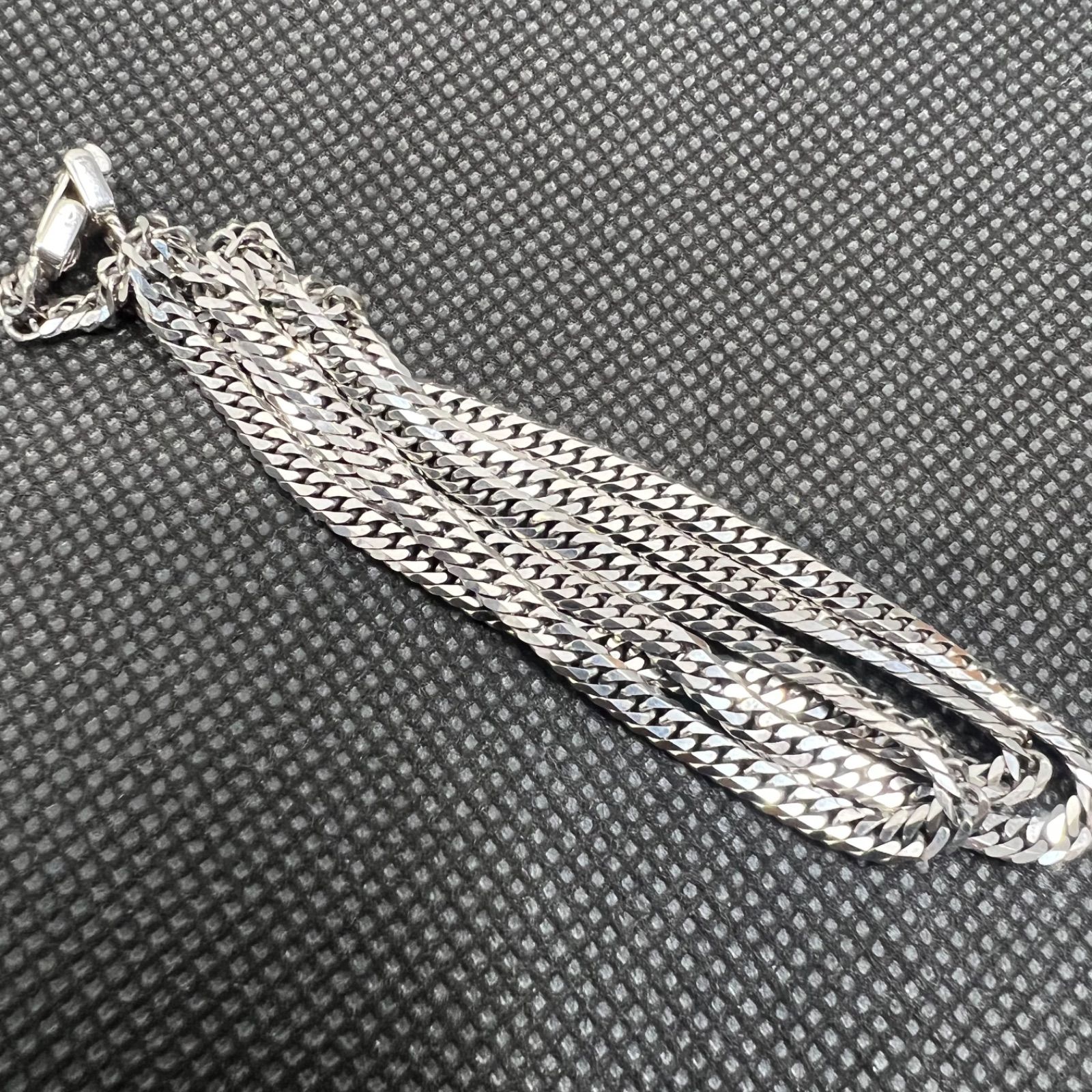 Pt 850 喜平ネックレス プラチナ 20.2ｇ 6面ダブル