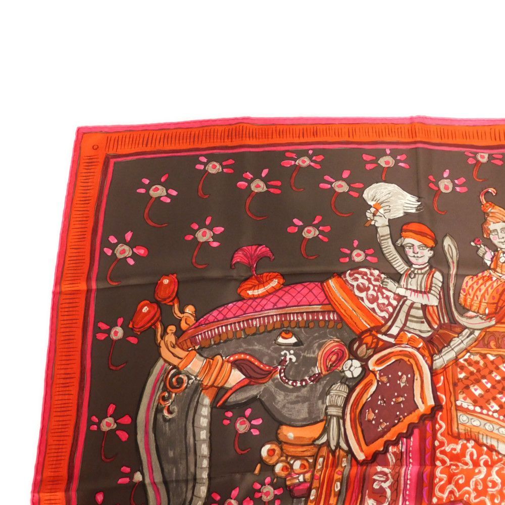 HERMES エルメス カレ 90 BELOVED INDIA フィリップデュマ インド 高級  