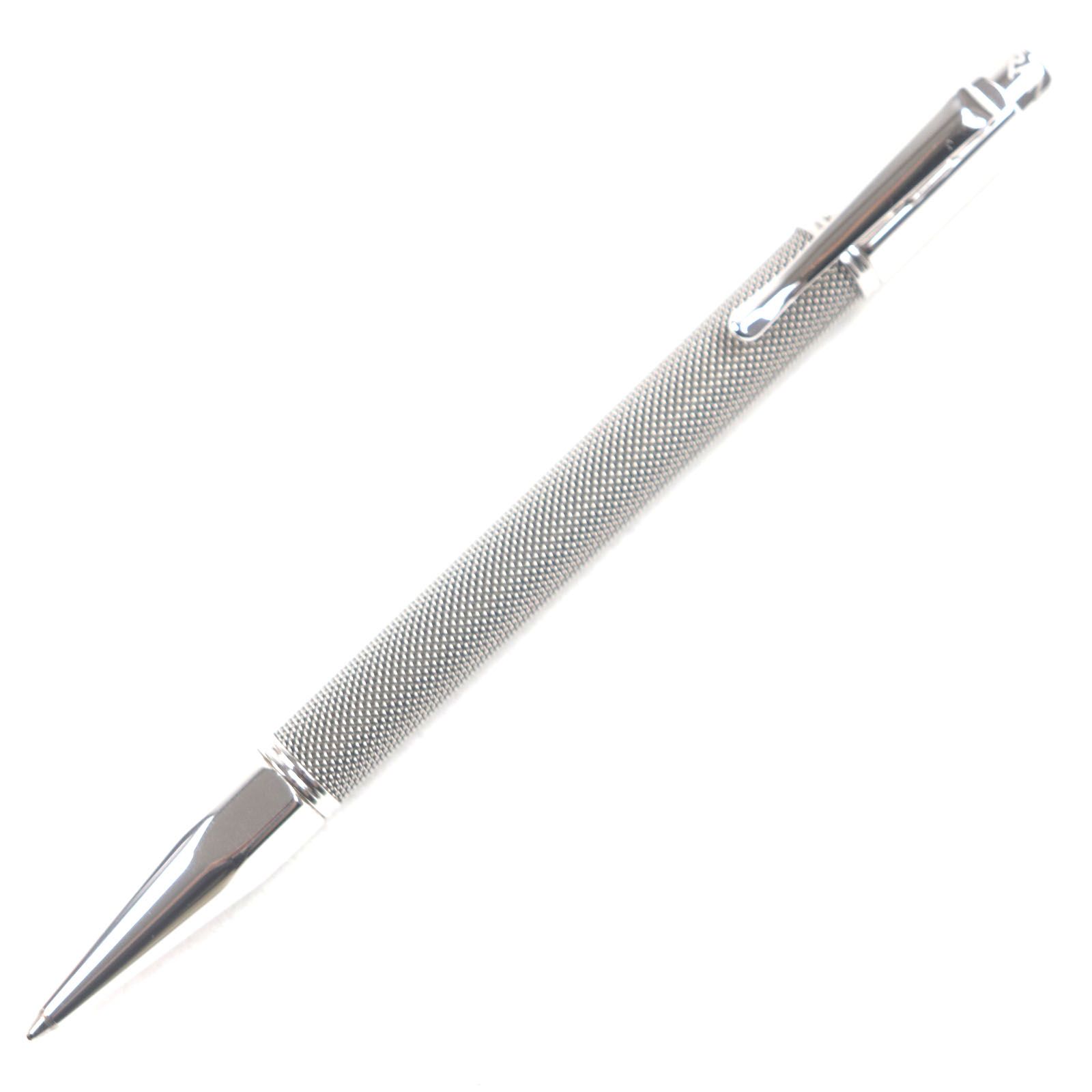 CARAN dACHE カランダッシュ VARIUS Ivanhoe Black バリアス アイヴァンホーBP ノック式 ボールペン シルバー 木 き メンズ 筆記 済み