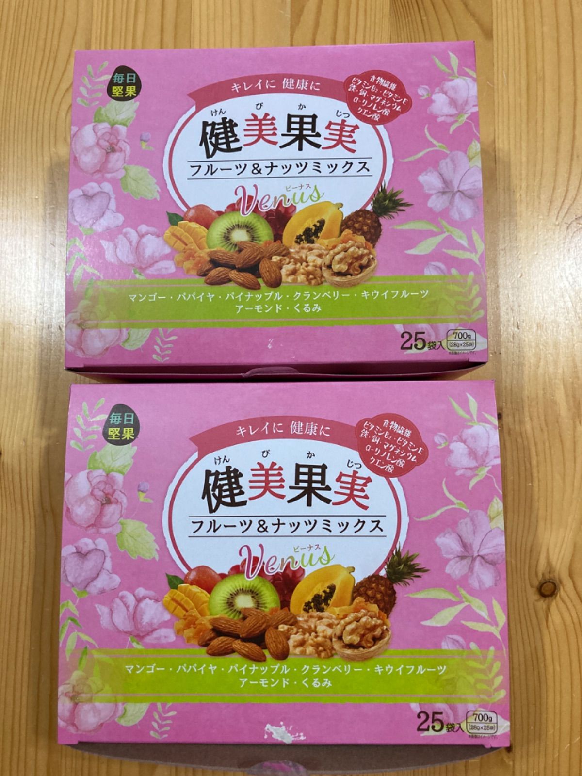 健美果実　菓子　フルーツ＆ナッツミックス　50袋