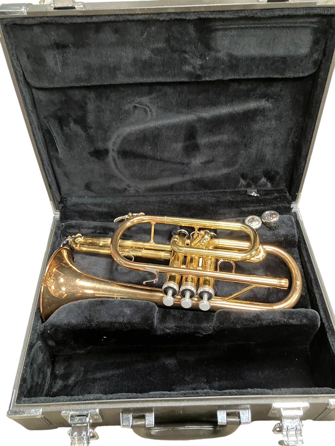 【ジャンク品】Yamaha YCR 4330G コルネット ハードケース＆マウスピース付