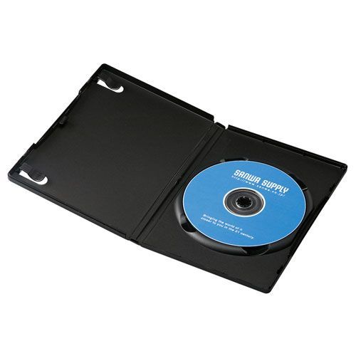 クーポン配布中-スーパー 対象 5個セット 10枚×5 サンワサプライ DVDトールケース 1枚収納 10枚セット ブラック DVD-TN1-10BKNX5