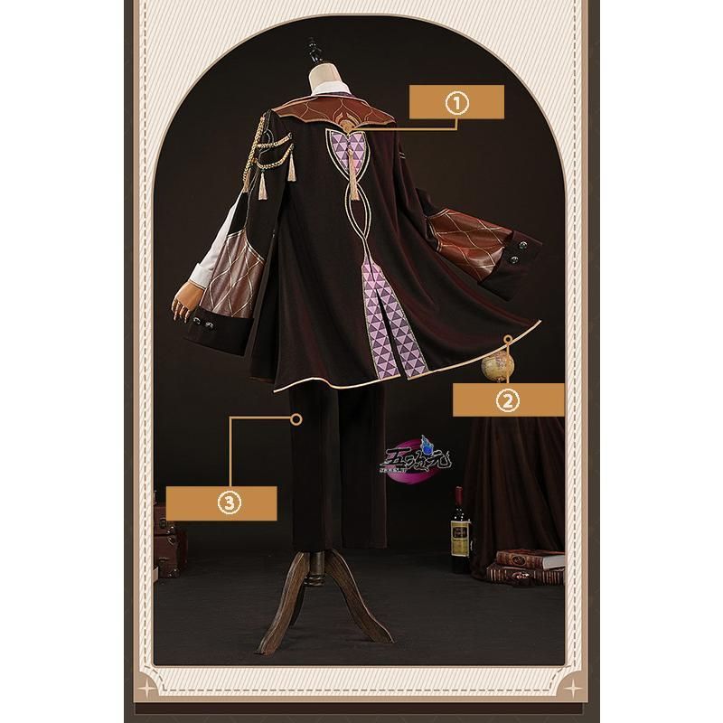 ♥ 江南猫次 崩壊スターレイル コスプレ 崩スタ アベンチュリン 十の石心 衣装 ウィッグ 追加可