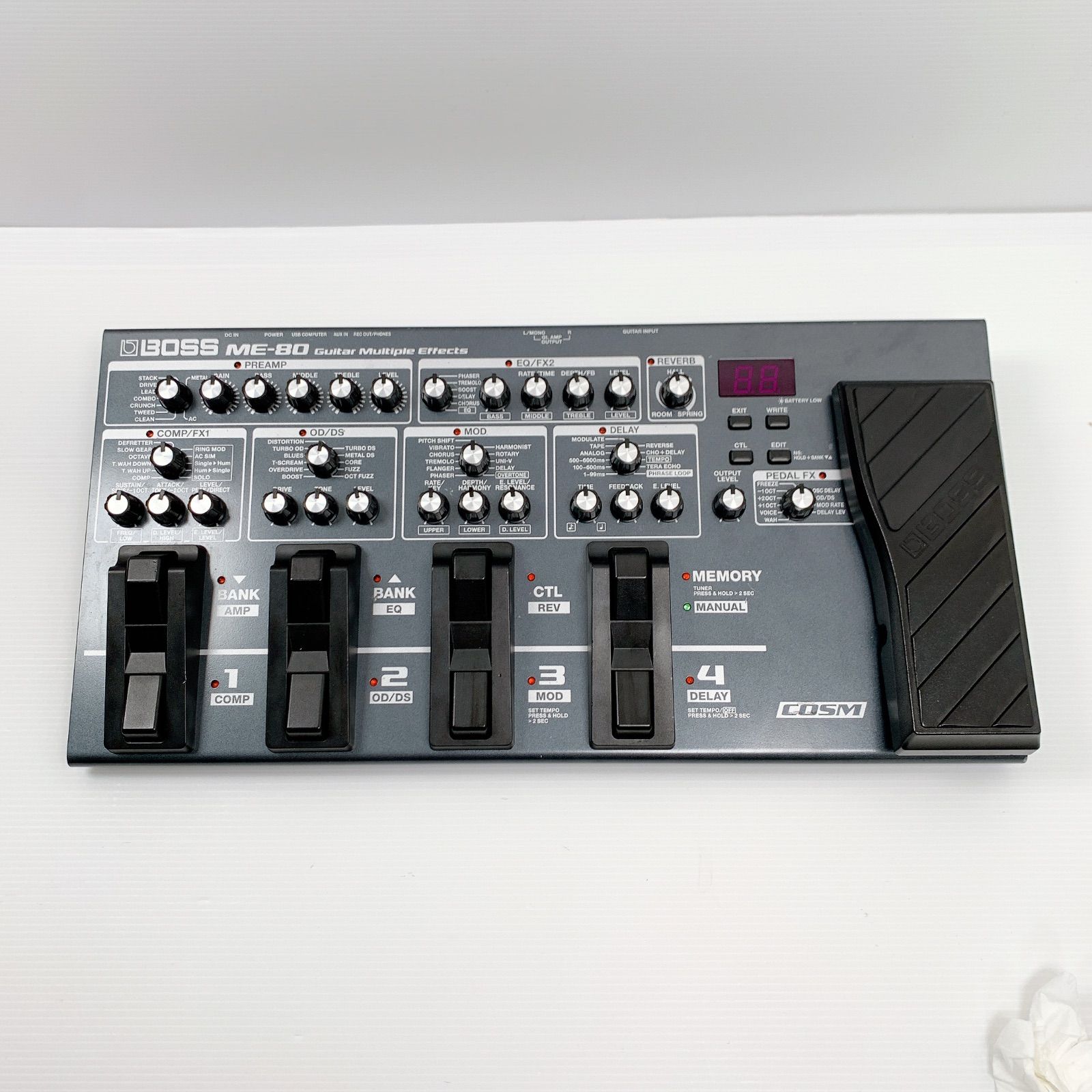 【美品】 BOSS ボス  ME-80  マルチエフェクター BOSS ME-80徹底レビュー｜初心者から中級者まで満足できる万能