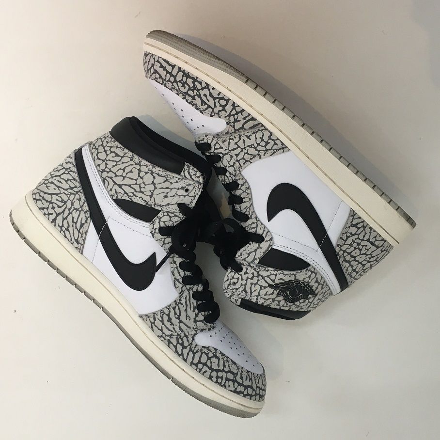 NIKE AIR JORDAN 1RETRO HIGH OG WHITE CEMENT ナイキ エア ジョーダン 1 レトロ ハイ オージー  ホワイトセメント【7440-004】 - メルカリ