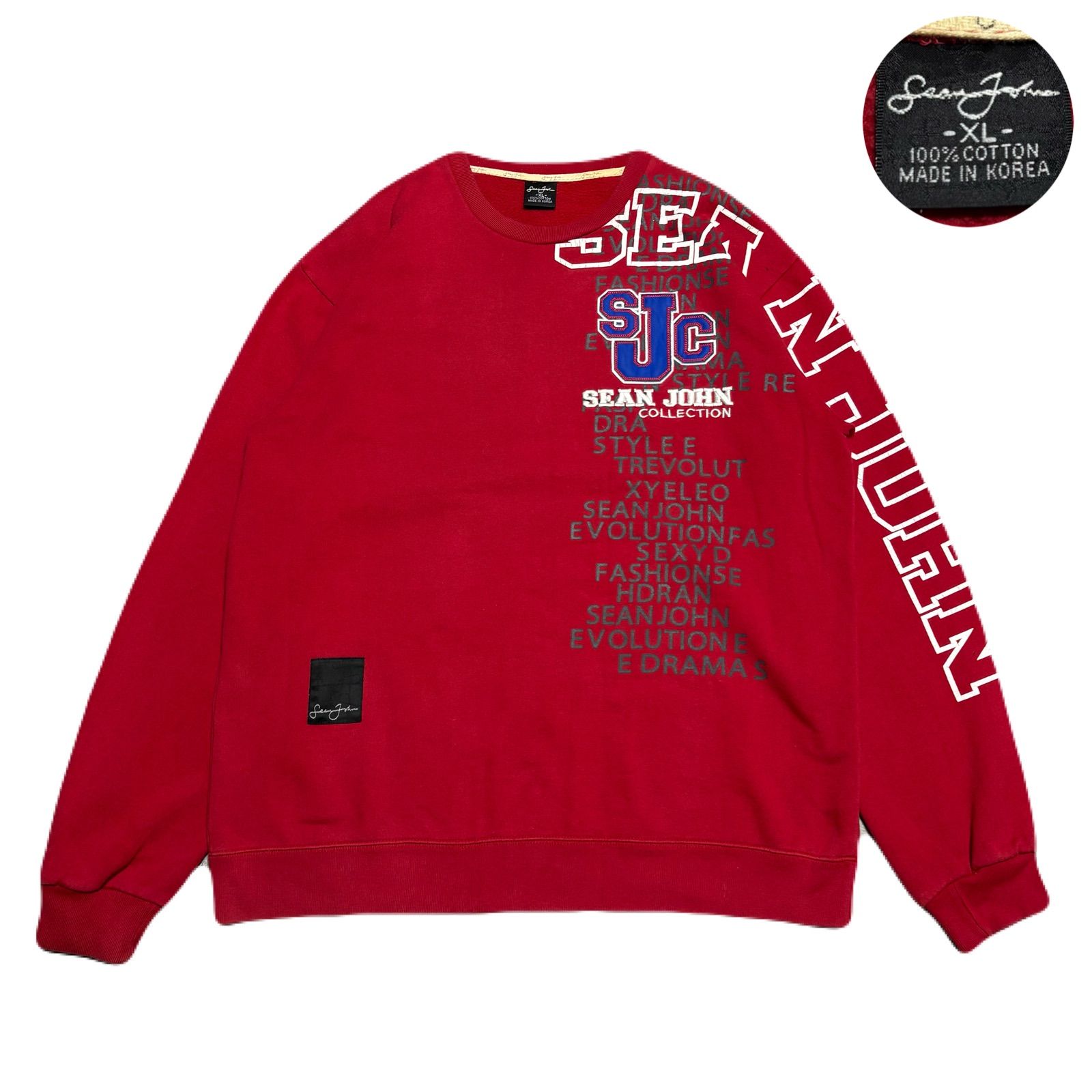 SeanJohn ショーンジョン Sweatshirts スウェット EmbroideredLogo 