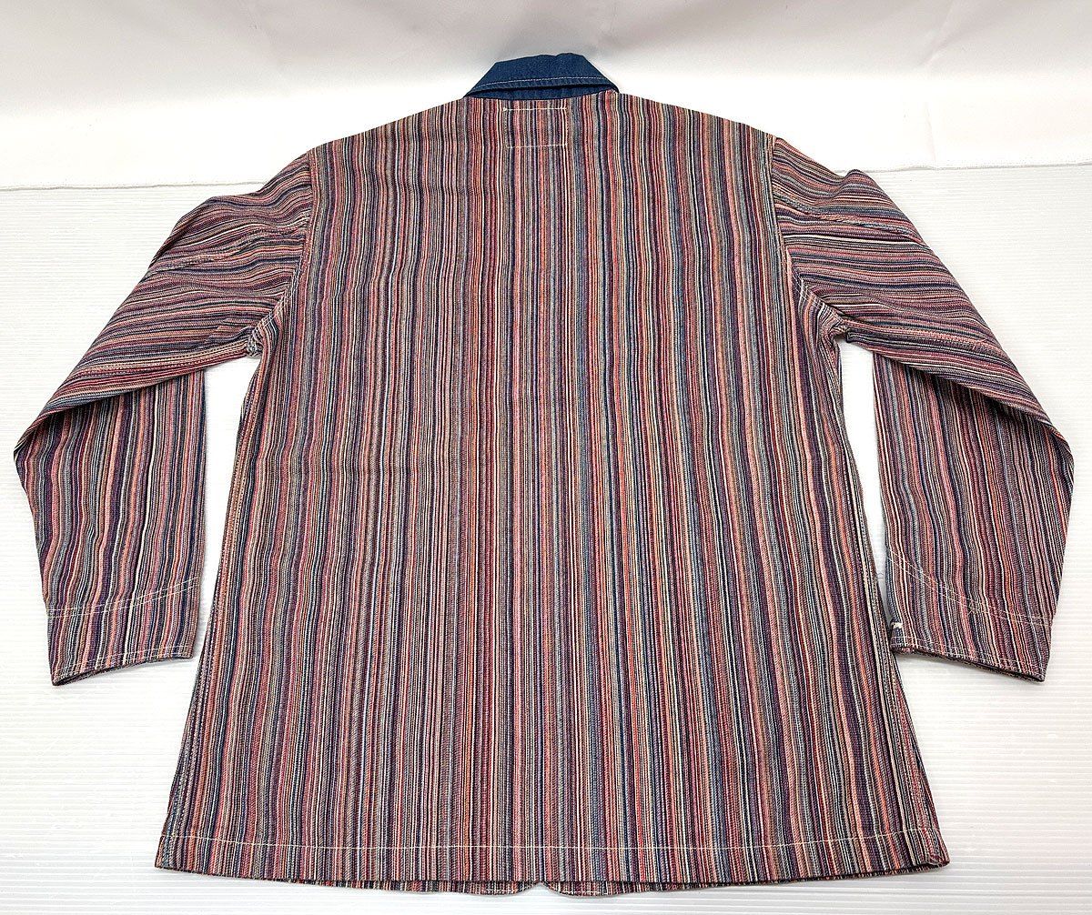 ウエアハウス) ストライプ WAREHOUSE カバーオール 中古・古着通販 