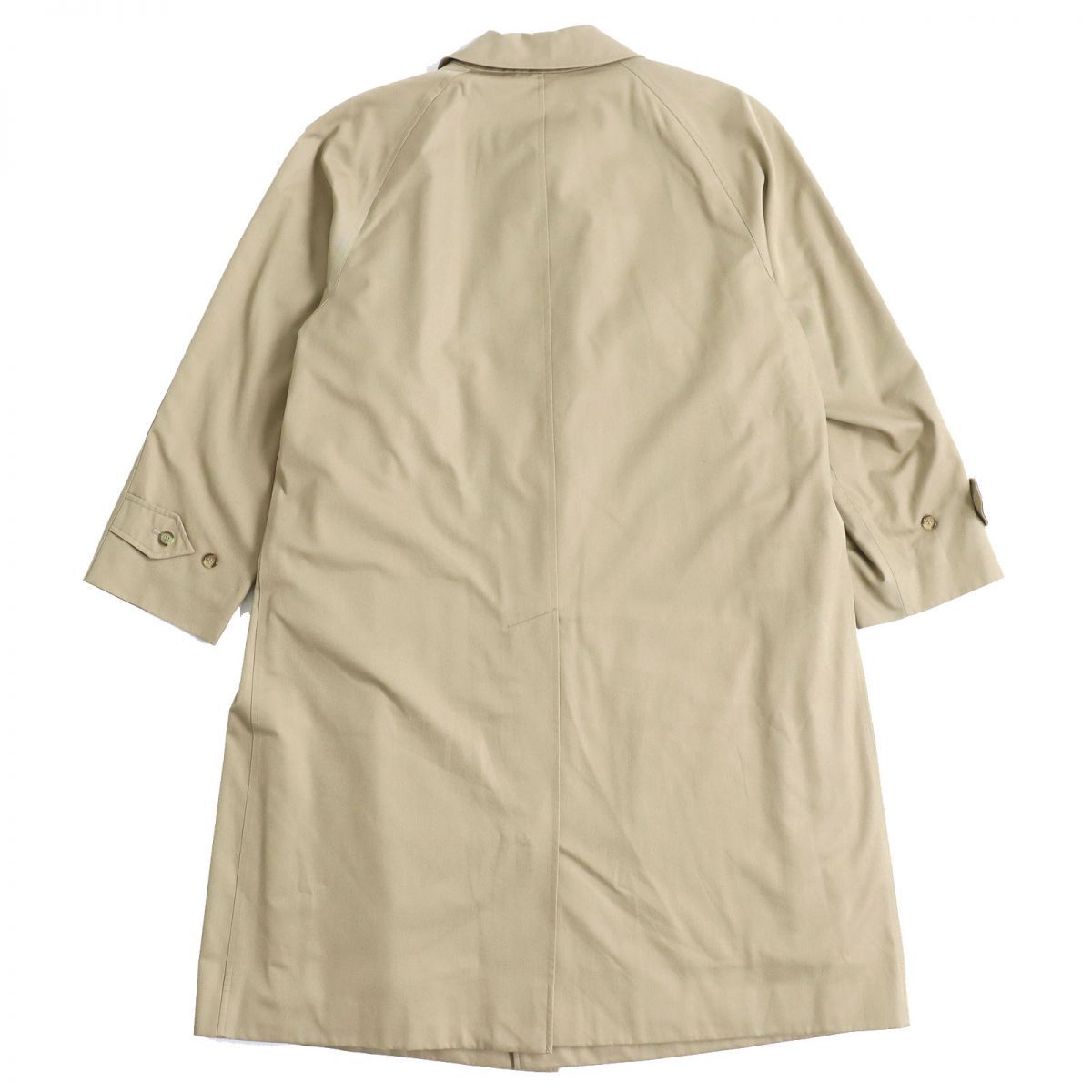 バーバリー ステンカラーコート ロング丈 裏地ノバチェック ライナー付