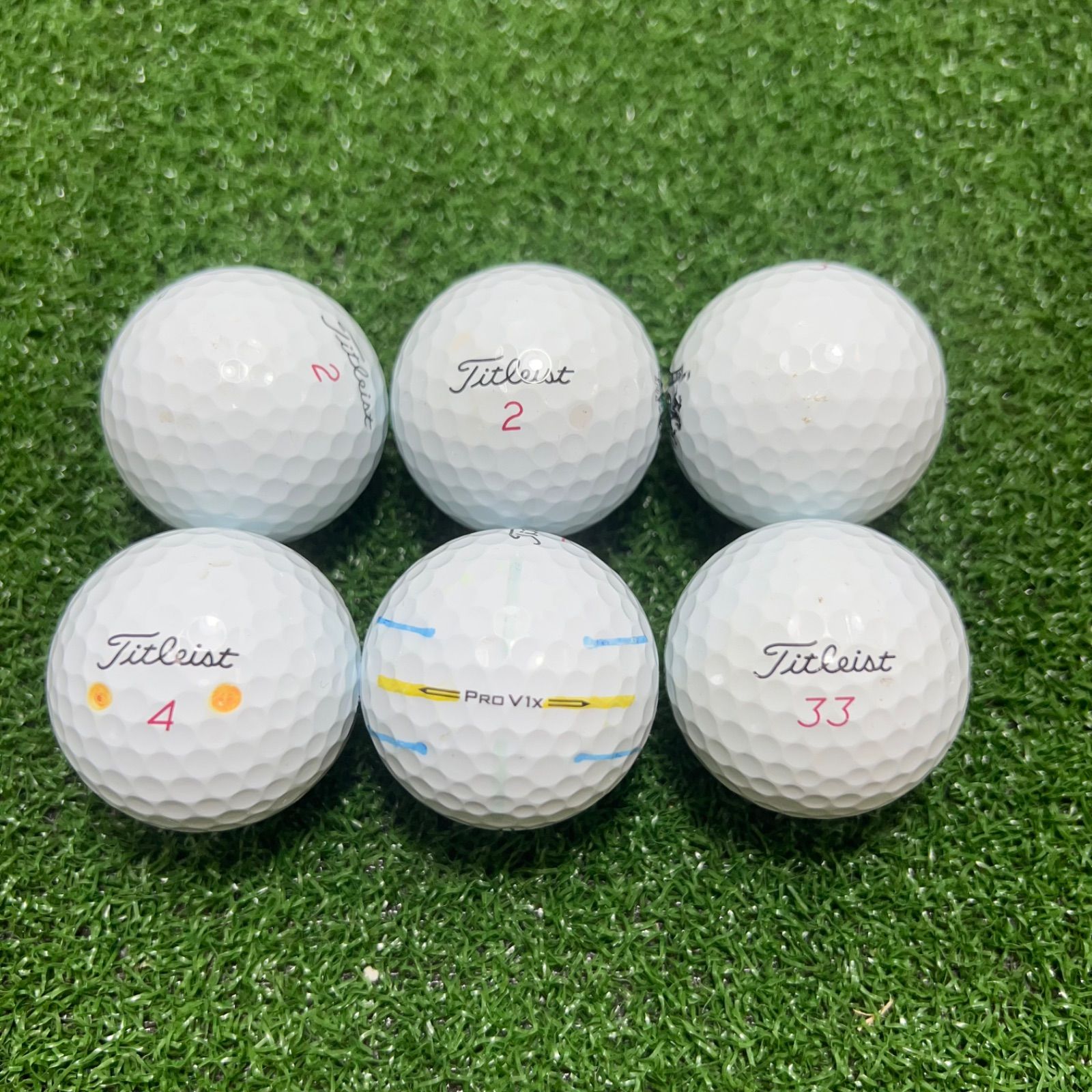 A41】 Titleist PROV1X 白 2023年 ロストボール 24球 - メルカリ