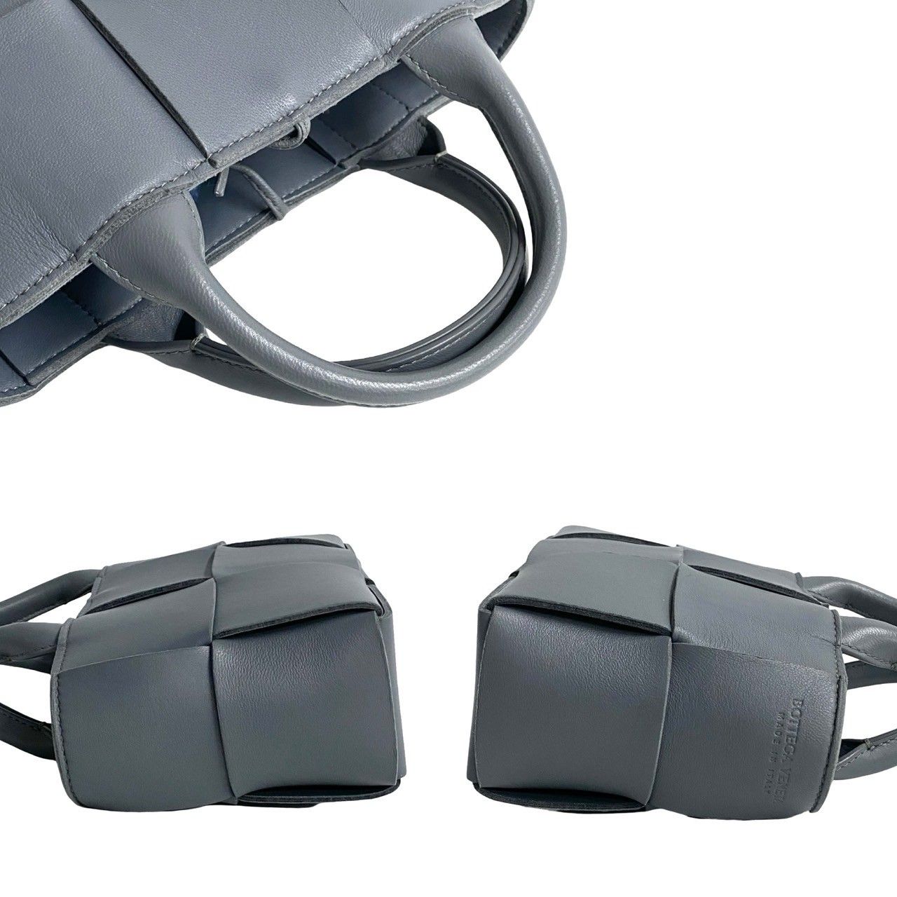 美品 BOTTEGA VENETA ボッテガ ヴェネタ ショルダーバッグ グレー