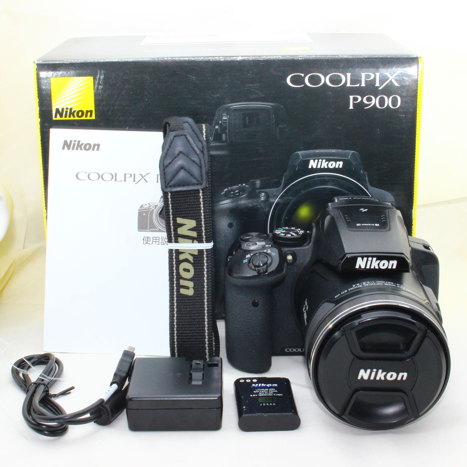 Nikon デジタルカメラ COOLPIX P900 ブラックP900BK - カメラ