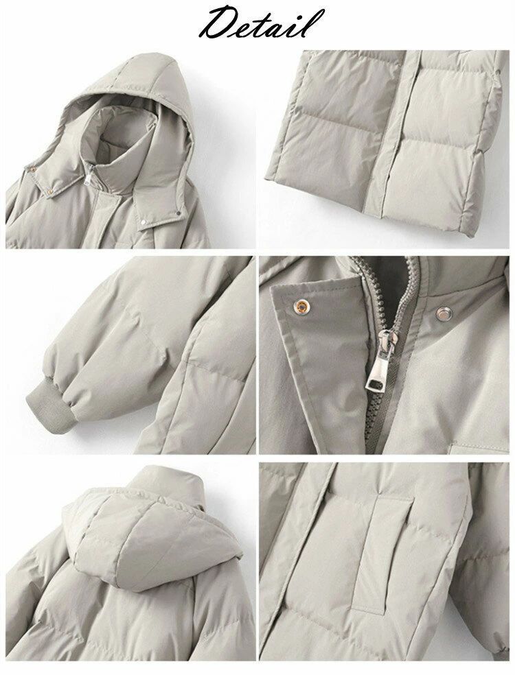 ロング中綿コート