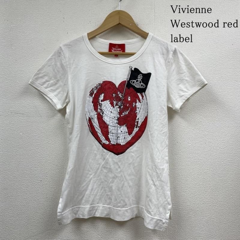 Vivienne Westwood red label ヴィヴィアン ウエストウッド レッドレーベル Tシャツ 半袖 パイレーツ ハートプリント  地球儀 ロゴ オーヴマーク 半袖 Tシャツ カットソー 16-12-311035 - メルカリ