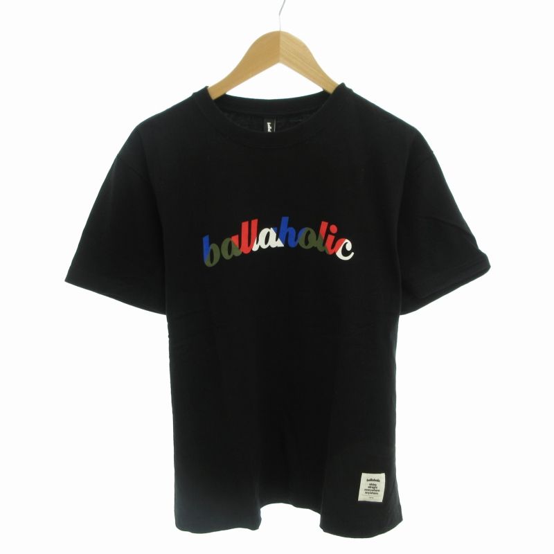 ボーラホリック ballaholic Tシャツ L ブラック おいしかっ