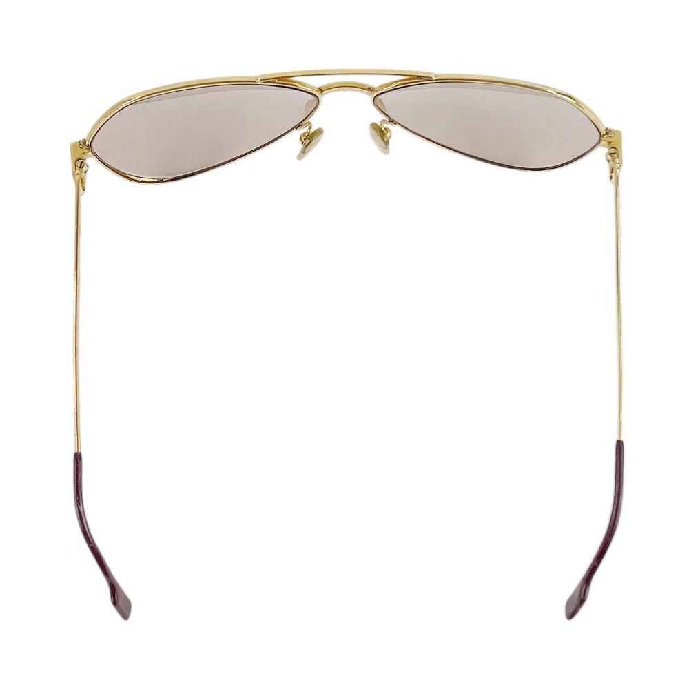 カルティエ Cartier ティアドロップ ゴールド メガネ サングラス Cartier - 良品 Cartier カルティエ ティアドロップ サントス