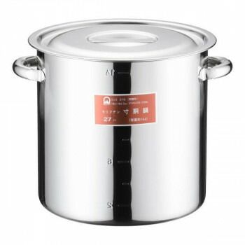 遠藤商事 SAモリブデン 寸胴鍋 目盛付 手付 27cm AZV10027