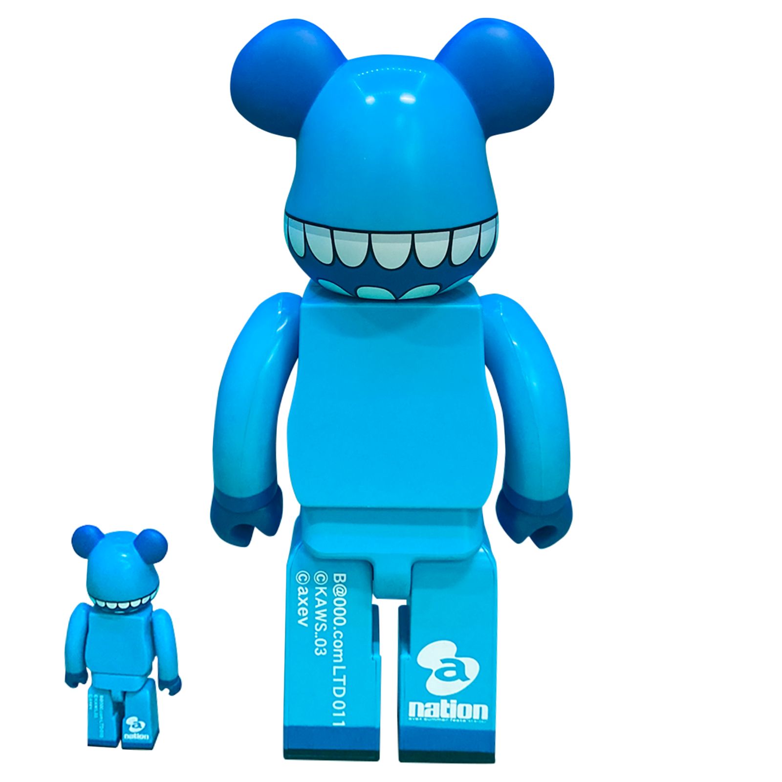 BE@RBRICK 400%+100% KAWS a-nation - メルカリ