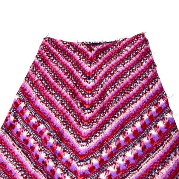 CHANEL シャネル　ココマーク　総柄　スカート　パープル　38 ○◇ シャネル CHANEL スカート 赤 ピンク 白 パープル アルパカ