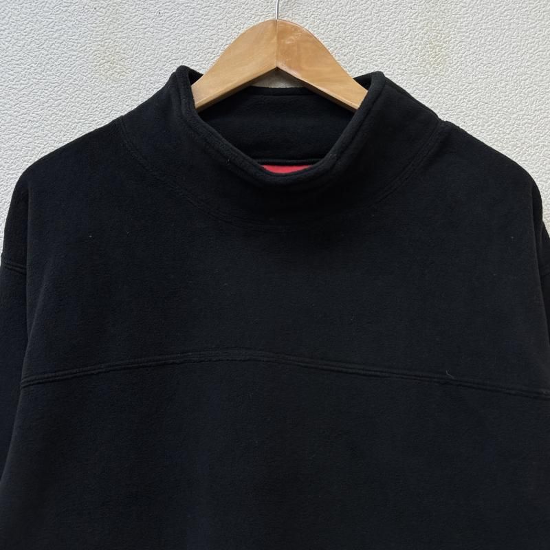 Supreme シュプリーム トレーナー 長袖 22AW Polartec Mock Neck Pullover ボックスロゴ モックネック ポーラテック フリース トレーナー 黒 ブラック