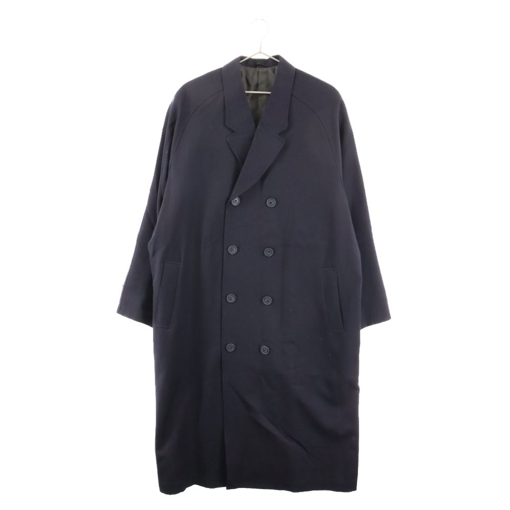 ネイビー ダブルブレスト ウールコート ウール ダブルブレストコート - ブラック | ZARA Japan / 日本