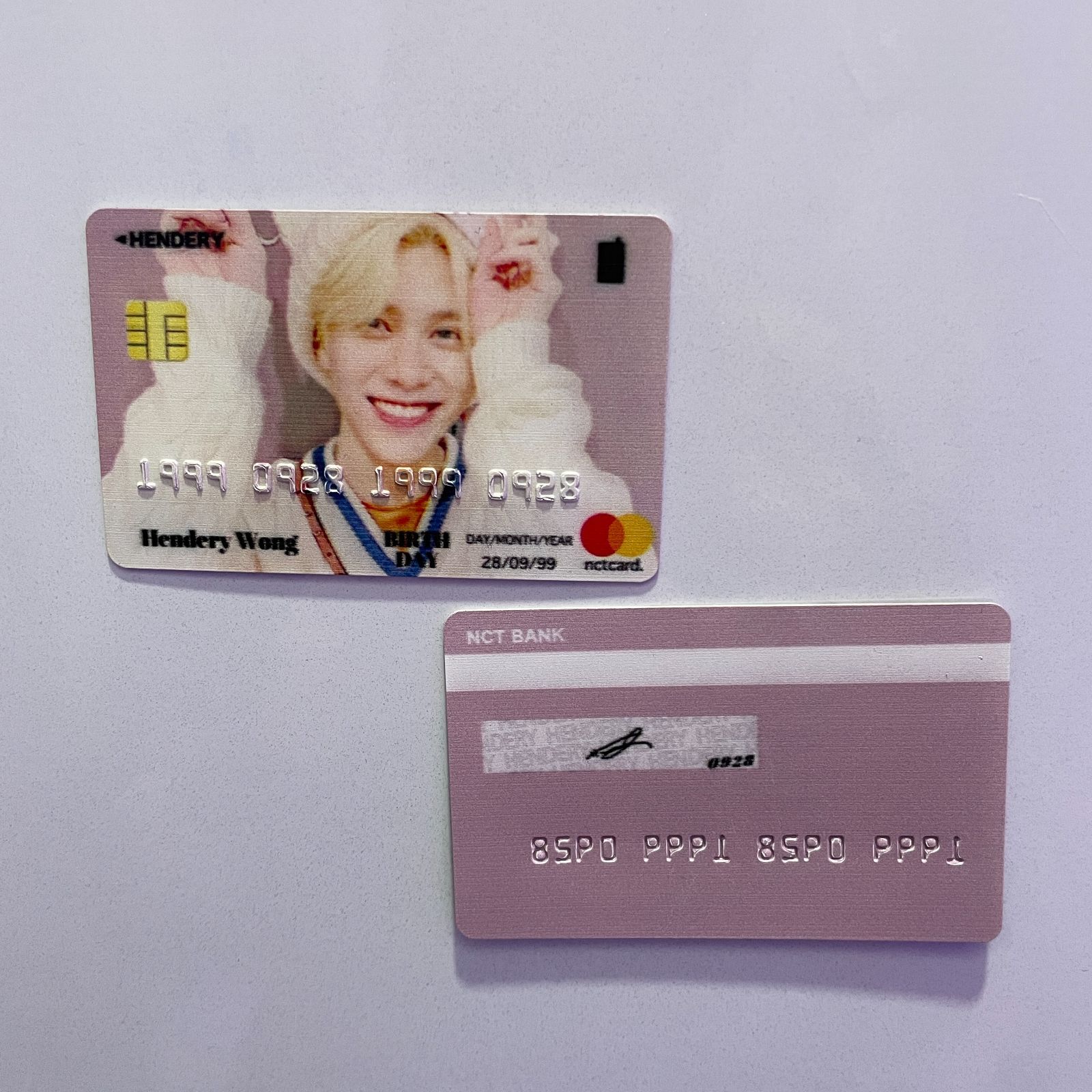 NCT ヘンドリー 2024 センイルセット クレカ風PVCカード NCT127