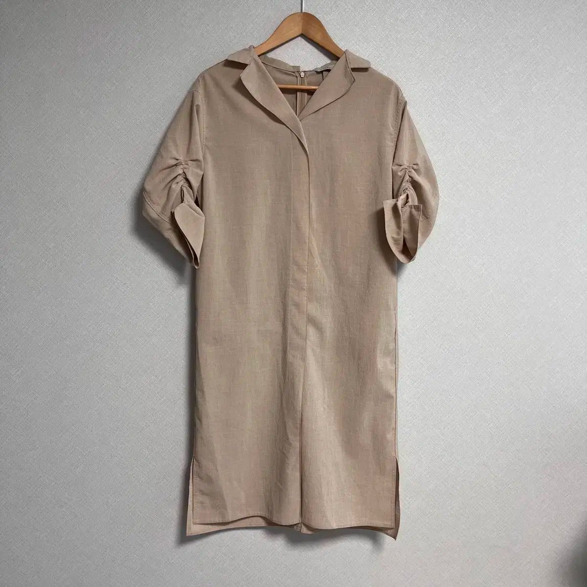 The HANDSOME LATT by T バンディング シャーリング 袖 ワンピース