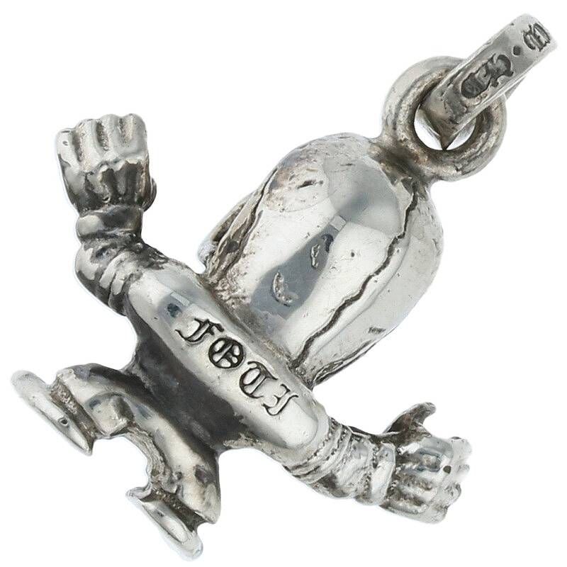 クロムハーツフォティ ハリスティータ2ダイヤチャームシルバークロス