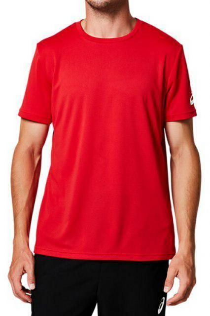 asics アシックス TEAM ONE POINT SLEEVE SS クラシックレッド 2XL 2031D730 600 | スポーツ メンズ 2XL レッド 赤 服 衣類 衣料品 トレーニングウェア ウエア チームウェア トップス ドライ半袖シャツ シャ