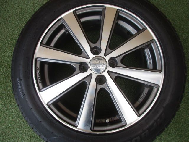 代引可。 み スマック 195 55R16 ラヂアルタイヤ４本SET マツダ2 E13ノート ヤリス