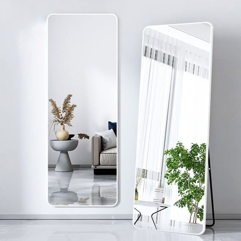 北欧 全身鏡 150CM * 40CM 角丸デザイン アルミフレーム 全身ミラー