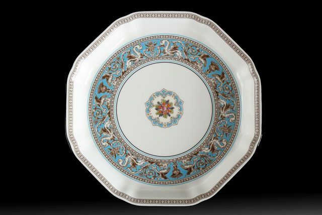 Wedgwood ターコイズフロレンティーン プレート オクタゴナルディッシュ 皿