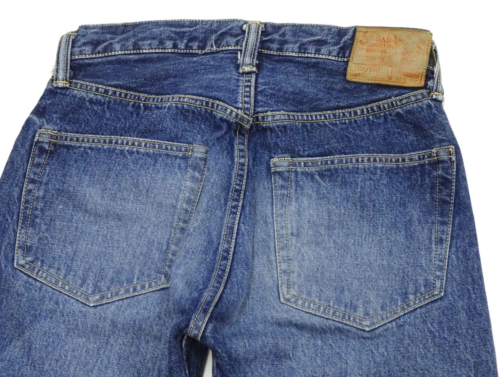シュガーケーン SUGAR CANE デニムパンツ 1947モデル レギュラーストレート 14.25oz セルビッチデニム エイジング加工 中古加工 スタンダードジーンズ SC41947 インディゴエイジング 新品 SC41947SW-429
