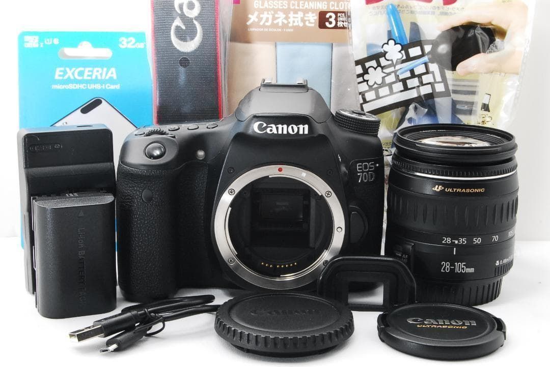 ✨ Canon EOS 70D 一眼レフ カメラ スマホ転送 Wi-Fi 171k3130 - メルカリ