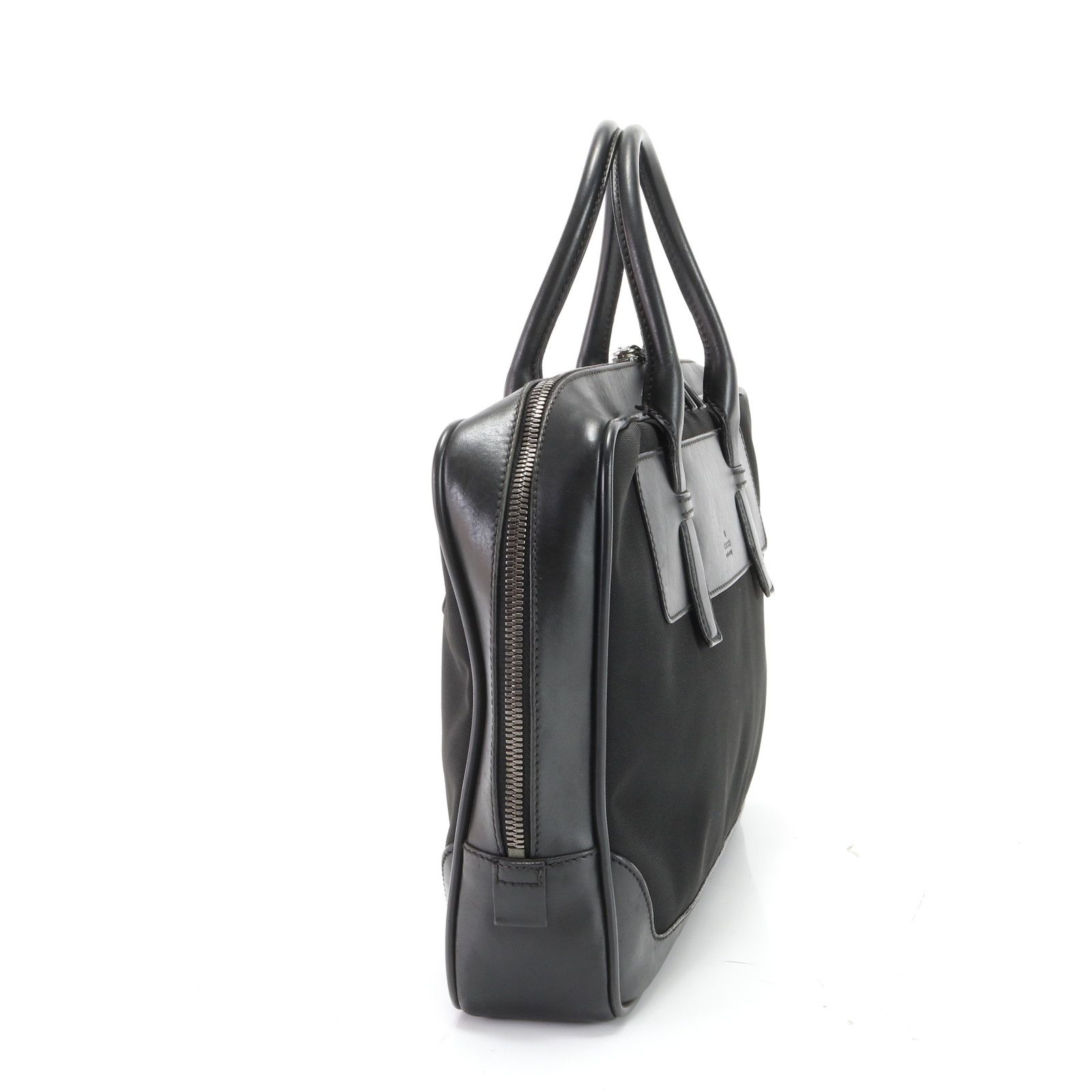 美品✨GUCCI グッチ　ビジネスバッグ　101666 ブラック　レザー 美品 グッチ 101666 212792 レザー ビジネス バッグ 書類鞄