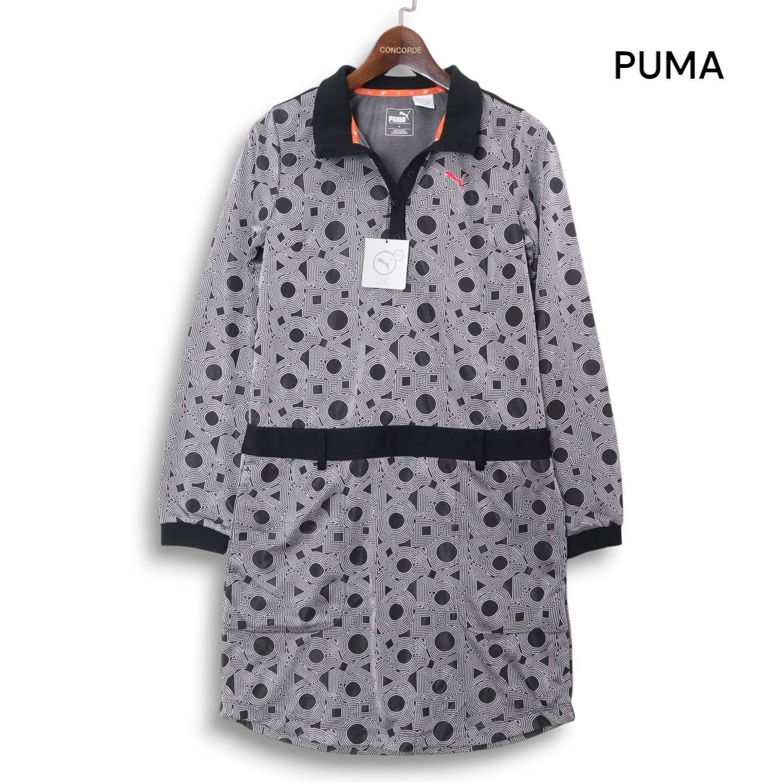 新品 未使用】 PUMA GOLF プーマ ゴルフ 通年 DRY CELL 幾何学