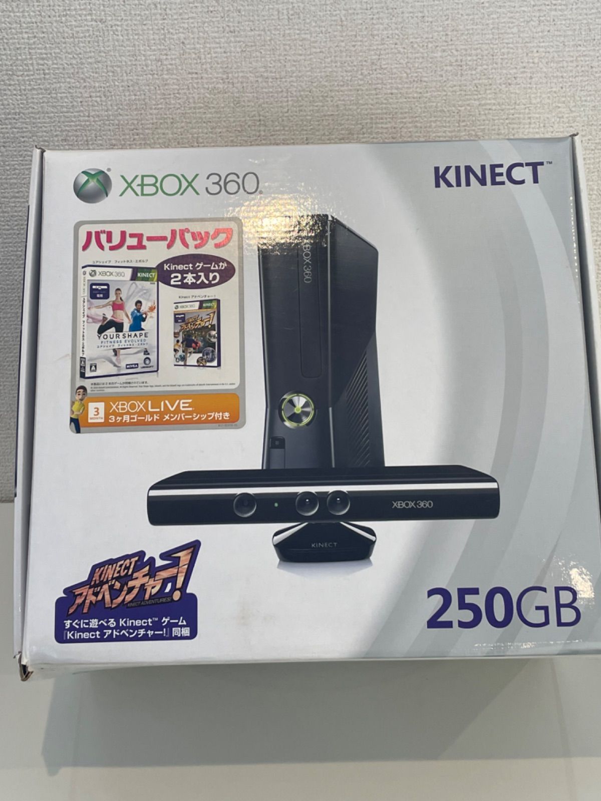 Xbox 360 250gb Kinect セット K11768