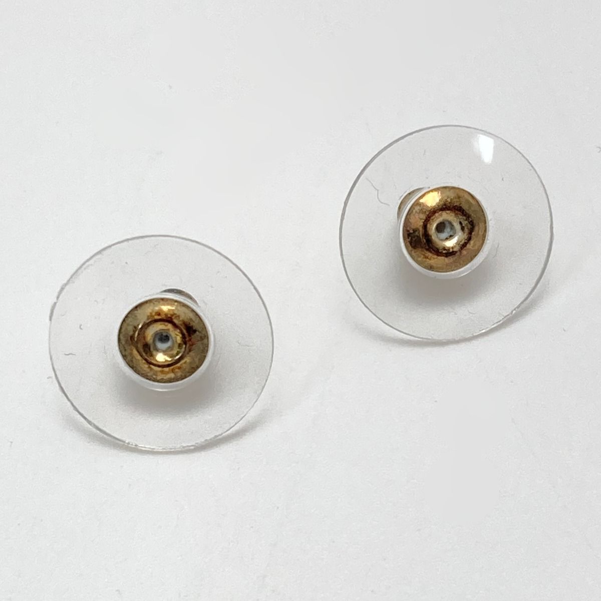 CHANEL シャネル ココマーク フェイクパール ピアス A22V GP ライン 