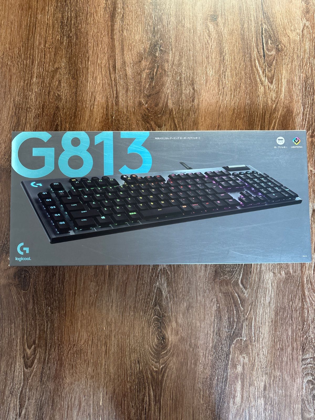 Logicool ロジクール LIGHTSYNC RGB Mechanical Gaming Keyboards-Clicky G813-CK カーボンブラック