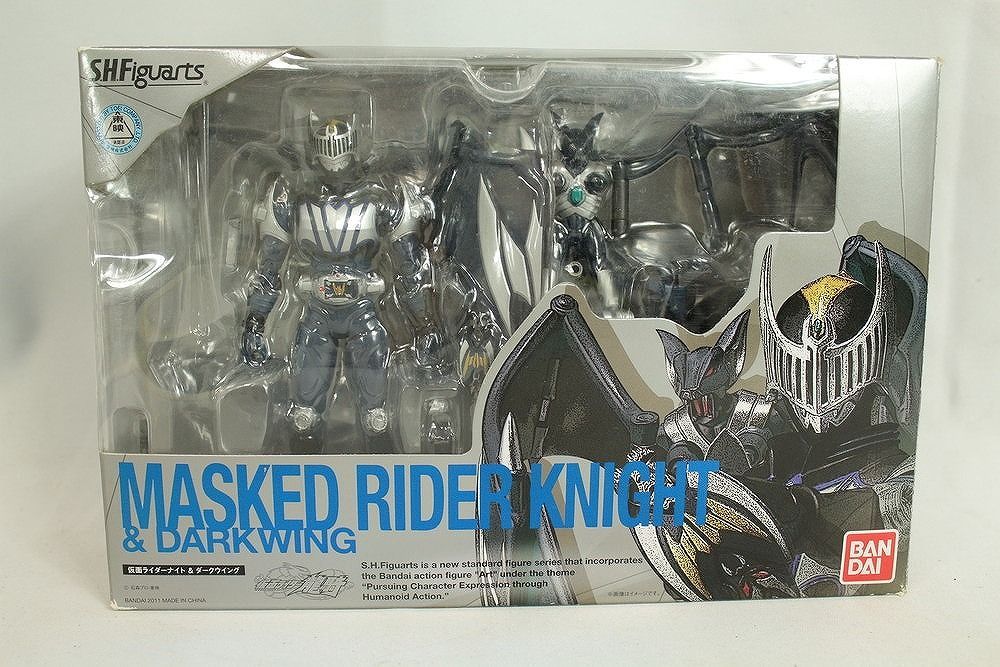 BANDAI - BANDAI バンダイ/仮面ライダーナイト&amp;ダークウイング 「仮面ライダー龍騎」フィギュア/S.H.Figuarts/Sランク/69【中古】 S.H.Figuarts 仮面ライダーナイト&ダークウイングセット | 魂ウェブ