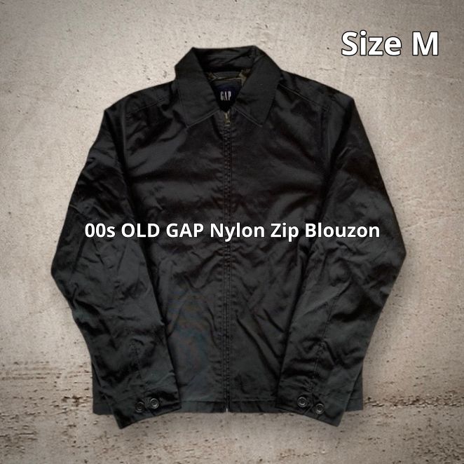 00s OLD GAP Nylon Zip Blouzon オールドギャップ ナイロンジップ