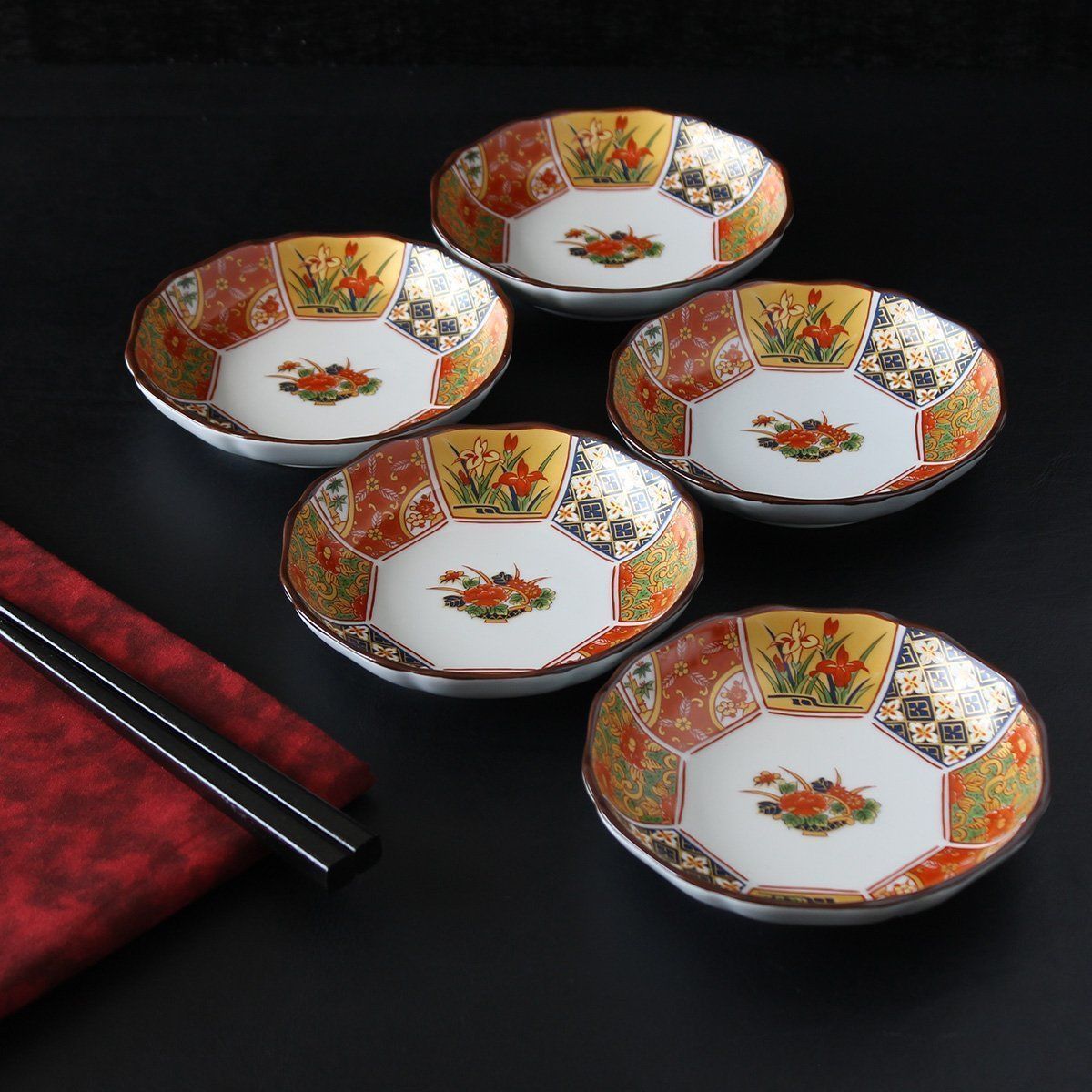 古伊万里?陶器セット Amazon.co.jp: 食器セット : 有田焼 古伊万里絵変り 皿鉢 セット