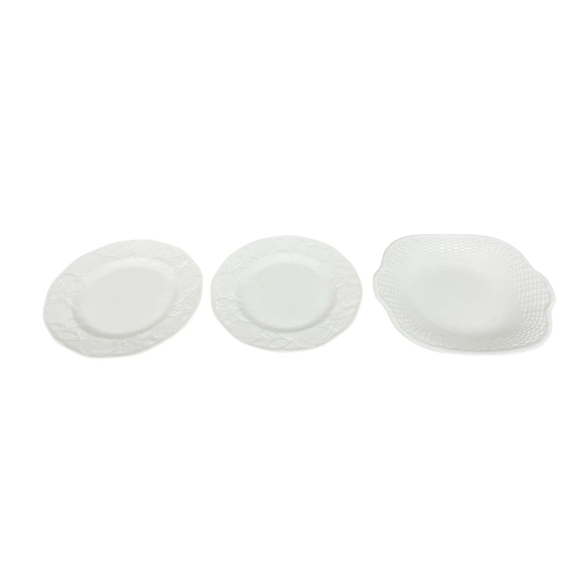 WEDGEWOOD ウェッジウッド NANTUCKET ナンタケット STRAWBERRY AND VINE 白 ホワイト プレート 3枚セット 食器 K10035121