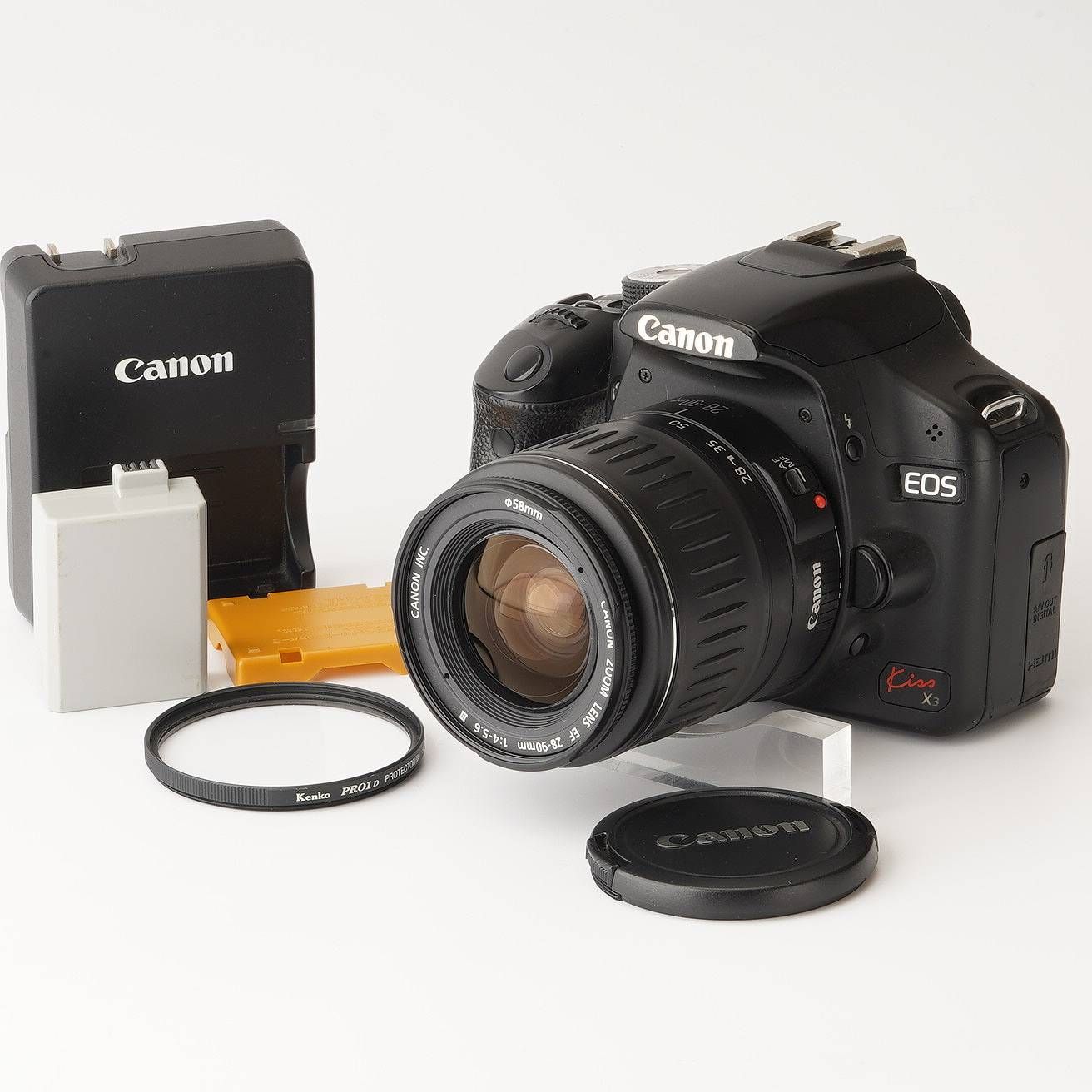 X3 EOS Canon 1ヶ月 1円〜 カメラ 【美品】キャノン Canon EOS Kiss X3